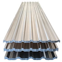 Telha Trapezoidal TR25 Galvalume - 0,43 mm x 2500 mm  (2,5 metros)