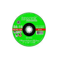 DISCO DE DESBASTE ITAMBE 7X1/4X7/8