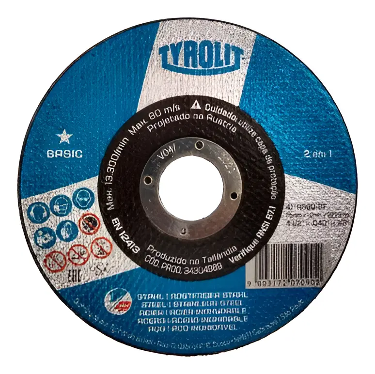 DISCO DE CORTE TYROLIT 4.1/2