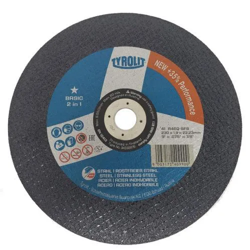 DISCO DE CORTE TYROLIT 9